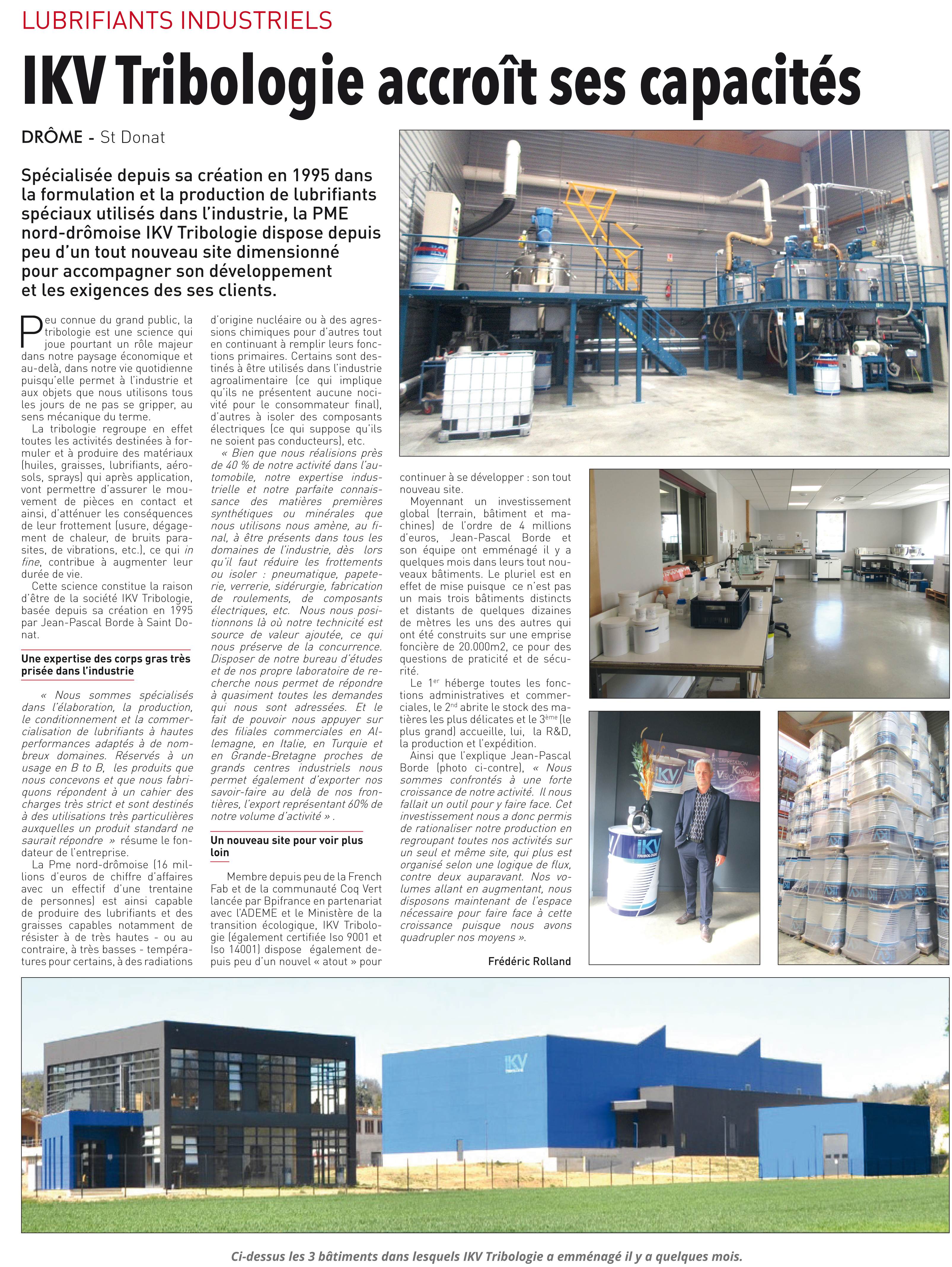 article L'ECHO DRÔME ARDÈCHE